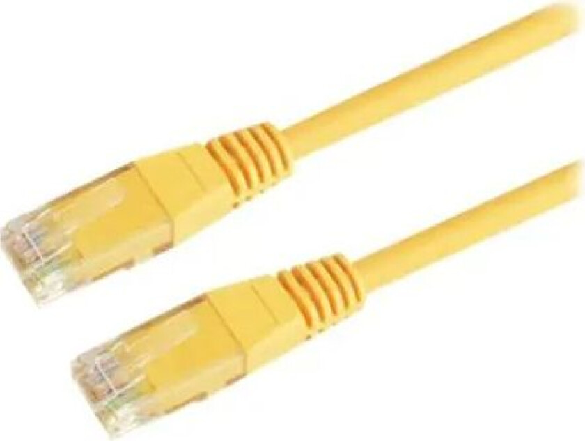 Nettverkskabel Lszh Rj-45 Rj-45 Cat 6 5m Gul