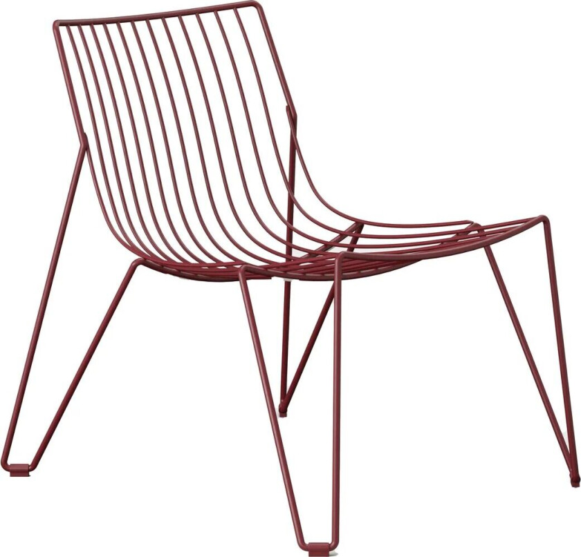 Tio easy chair loungestol Wine Red