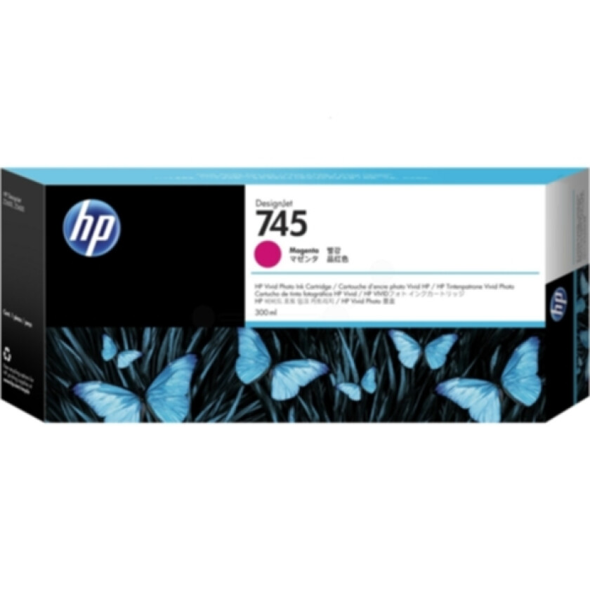 Hp Blekk Magenta No.745 300ml - Z2600/z5600