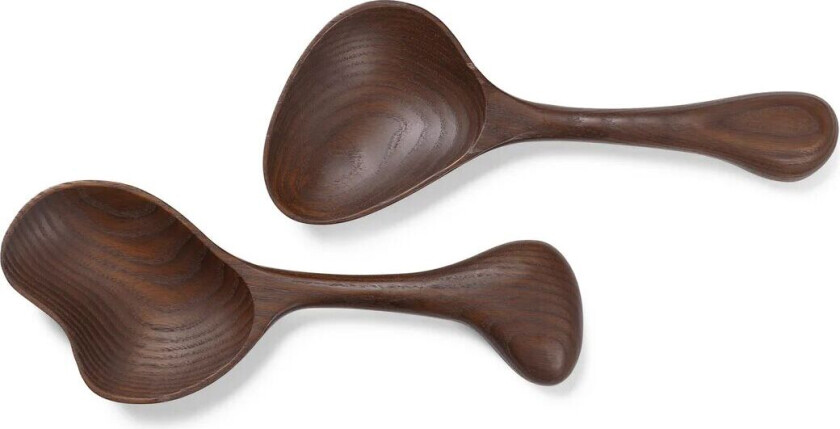 Os salatbestikk 2 deler Dark brown