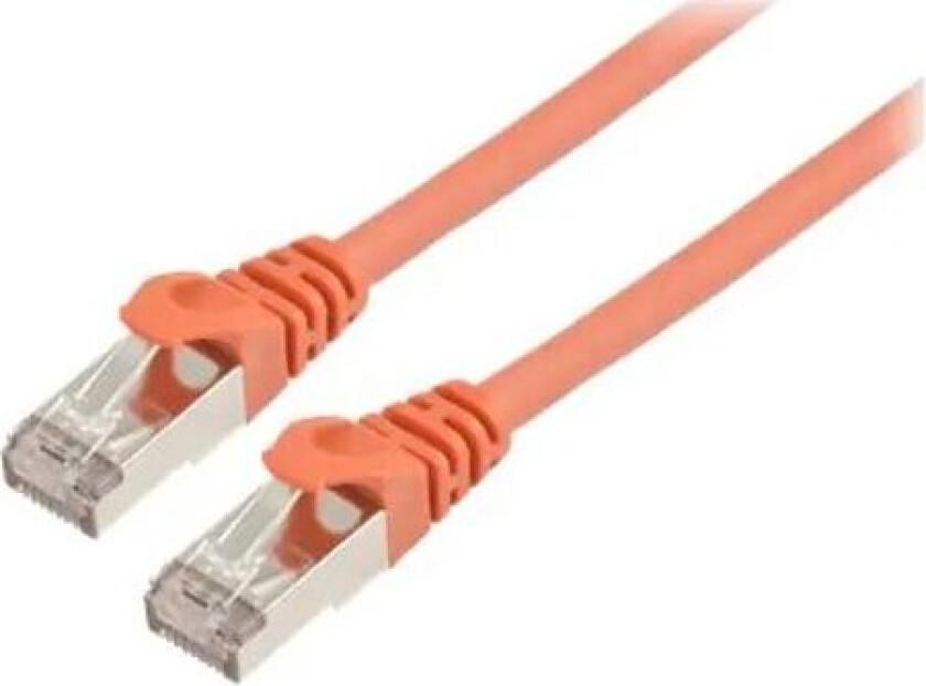 Nettverkskabel Lszh Rj-45 Rj-45 Cat 6 15m Oransje
