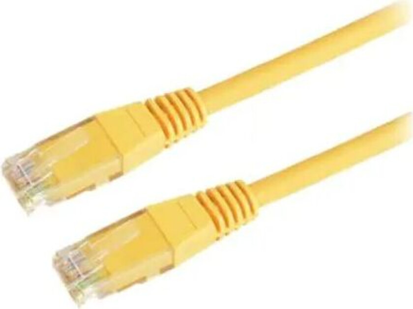 Nettverkskabel Lszh Rj-45 Rj-45 Cat 6 7m Gul