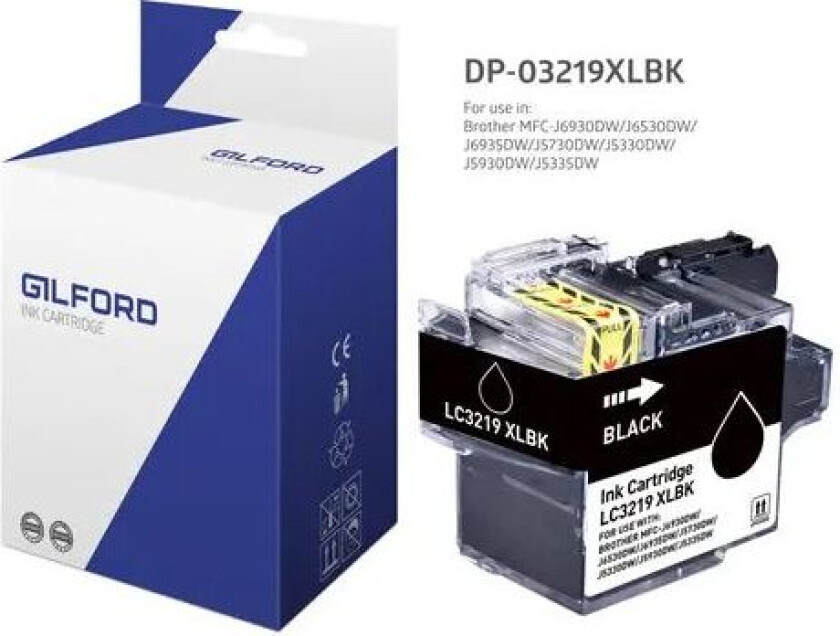 Blekk Svart Db-3219xlbk - Mfc-j5330/mfc-j6930dw