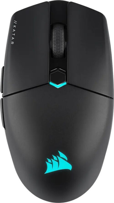 Corsair Gaming Katar Elite Kablet, Trådløs 26,000dpi Mus Svart