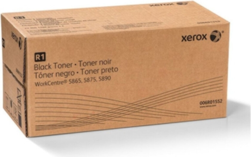 WC 5865/5875/5890 toner svart