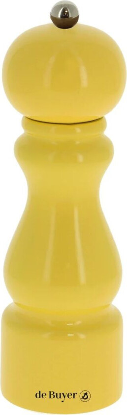 De Buyer Rumba salt- og pepperkvern keramisk 20 cm Gul-blank