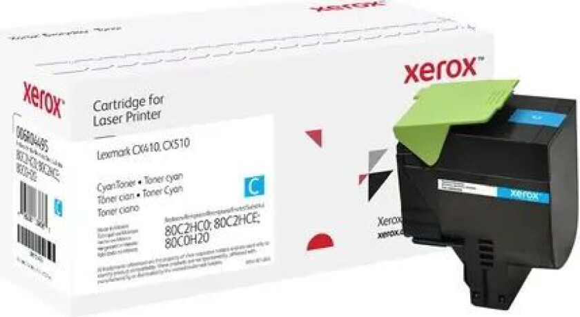 Everyday Lexmark Toner Cyan 80c2hc0/80c2hce/80c0h20 Høy Kapasitet