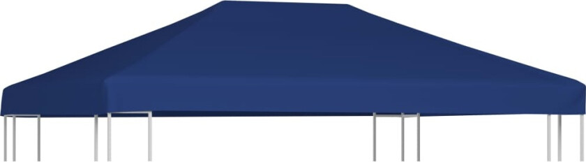 Toppduk til paviljong 310 g/m² 4x3 m blå