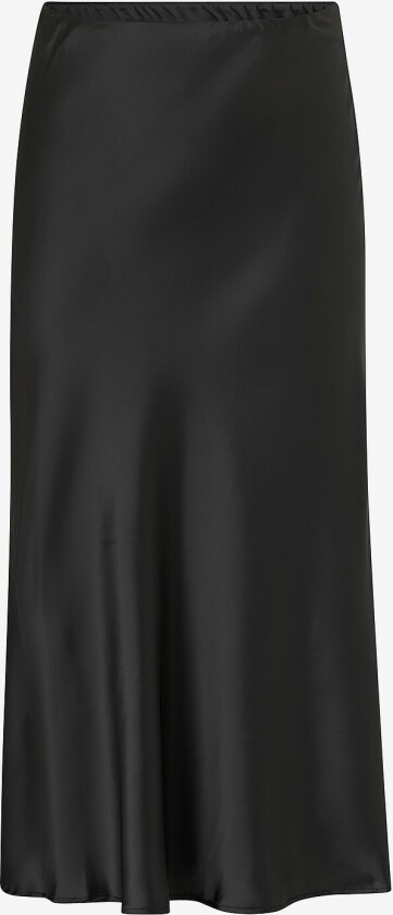 Maxi skjørt caMinela Satin - Svart