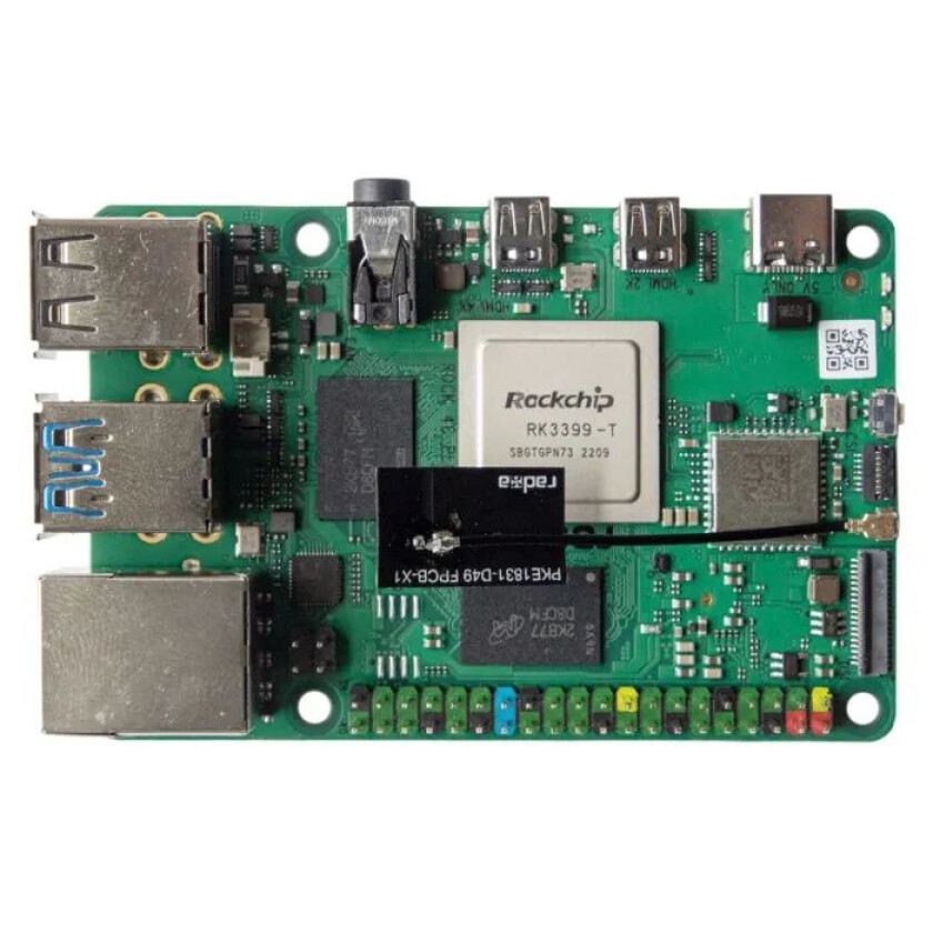 Radxa Rock 4C+ Ettkortsdatamaskin med 4 GB RAM