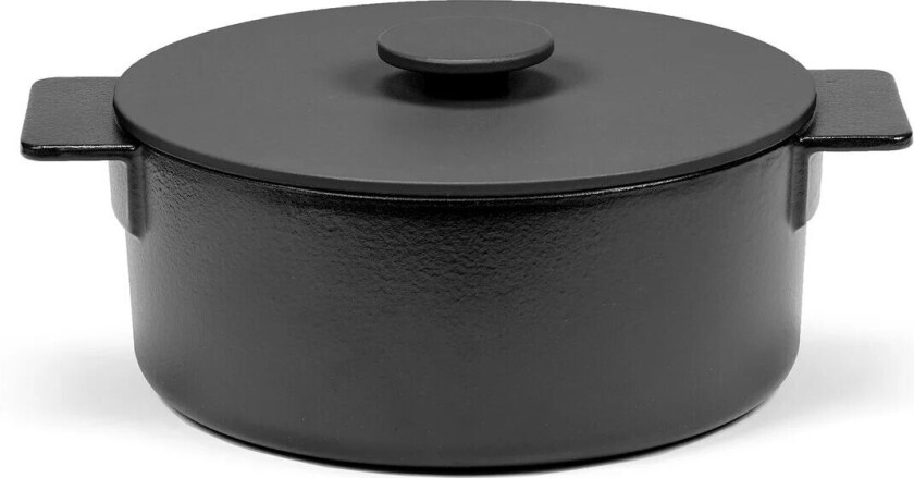 Surface støpejernsgryte svart 4,6 L