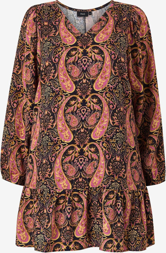 Kjole mCatrine L/S Abk - Blå