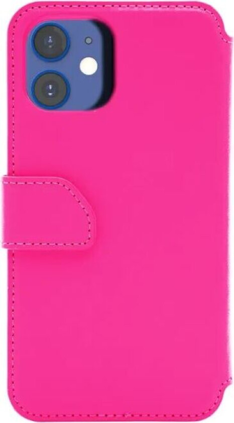 Wallet Case Solo 502 til iPhone 12 mini Mørkrosa