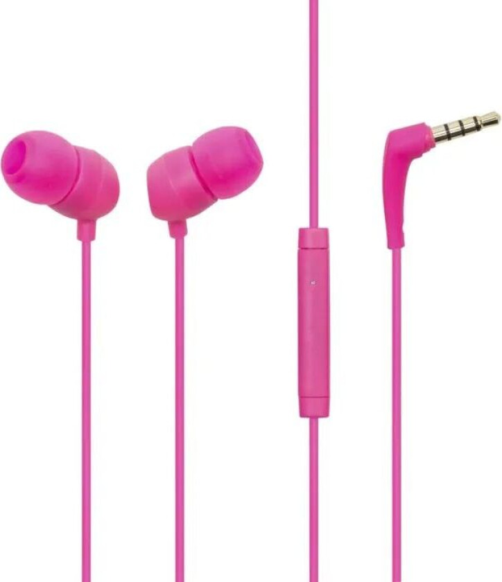 Hodetelefoner 3,5 mm Rosa