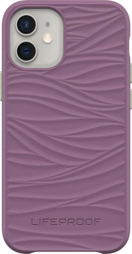 Wake deksel for iPhone 12 mini i purpur