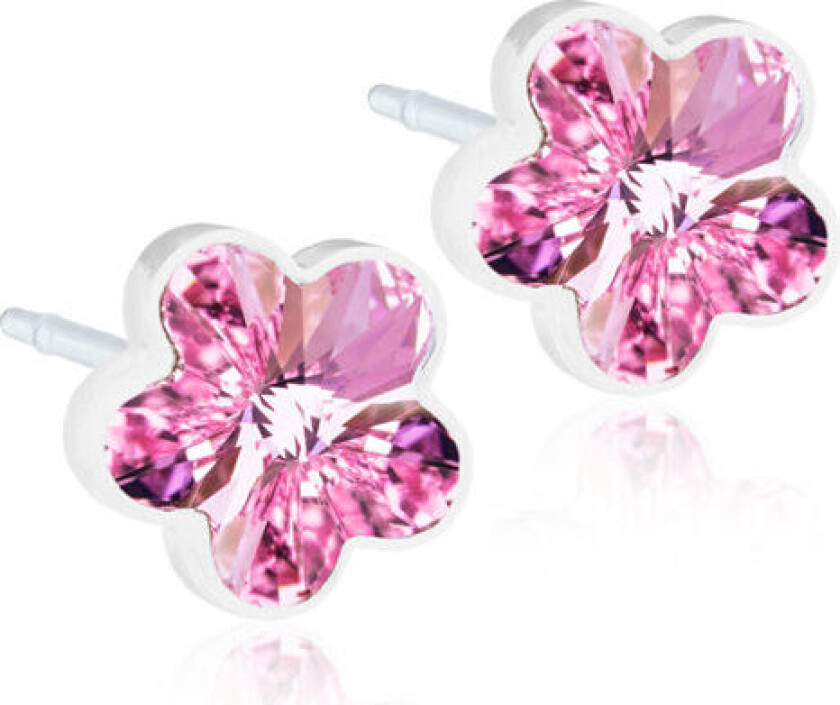 Medical Plastic  Flower 6mm Light Rose
