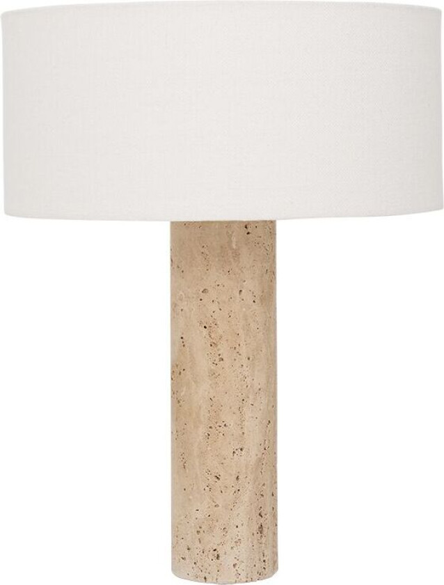 Marmo bordlampe 44 cm Natural