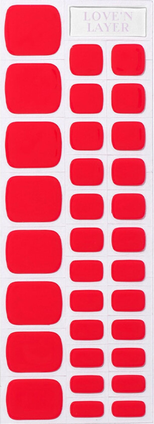 Toe Layers Lady Red