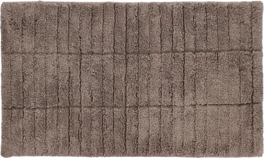 Tiles baderomsmatte 50x80 cm Taupe