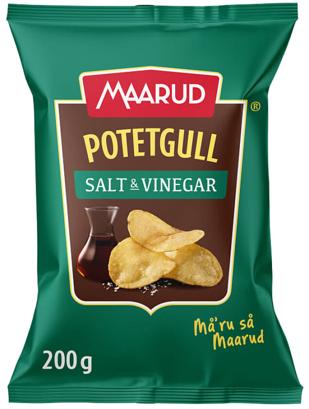 Potetgull Salt&Vinegar 200g