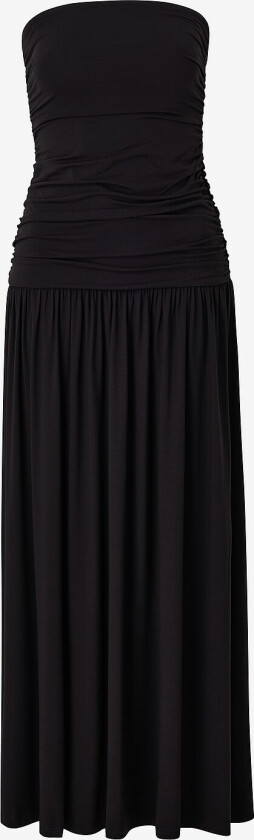Maxikjole Dropped Waist - Svart