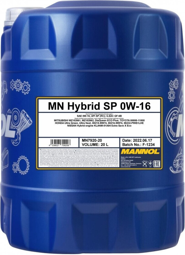 Motorolje MANNOL MN7920-20
