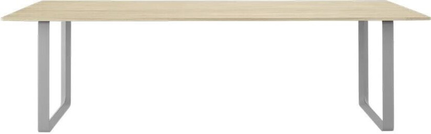 70/70 spisebord 255 x 108 cm Solid oak-Grey