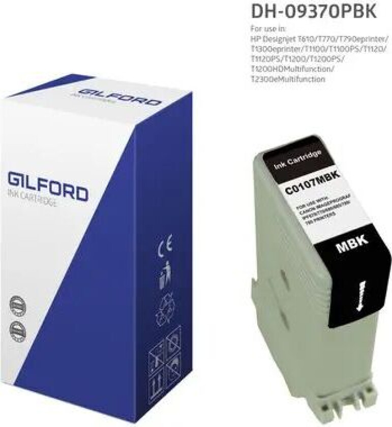 Blekk Matt Svart Pfi-107mbk - 6704b001