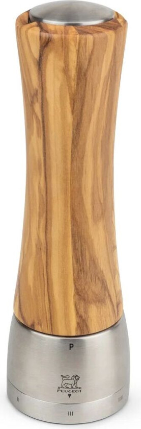 Madras pepperkvern 21 cm Oliventre-rustfritt stål