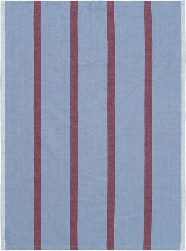 Hale kjøkkenhåndkle 50x70 cm Faded blue-burgundy