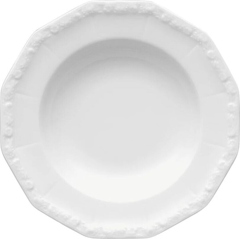 Maria dyp tallerken Ø 23 cm Hvit