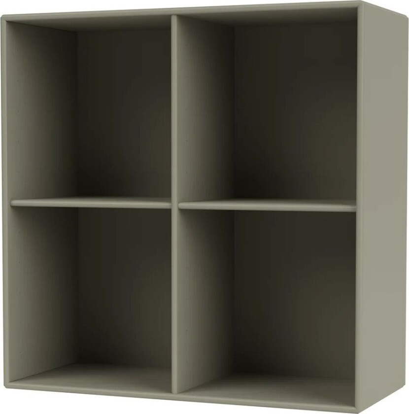 SHOW hylle 69,6x69,6 cm, opphengsskinne 144 Fennel