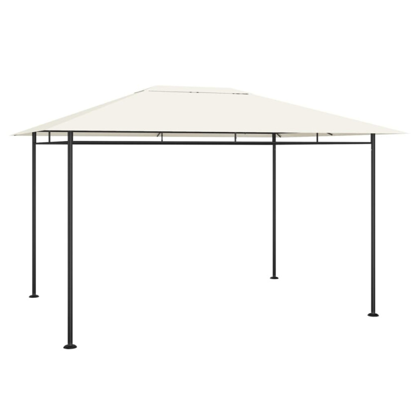 Paviljong 384x281x270 cm kremhvit 180 g/m²