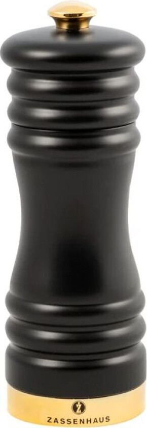 München pepperkvern matt 15 cm Svart-gull