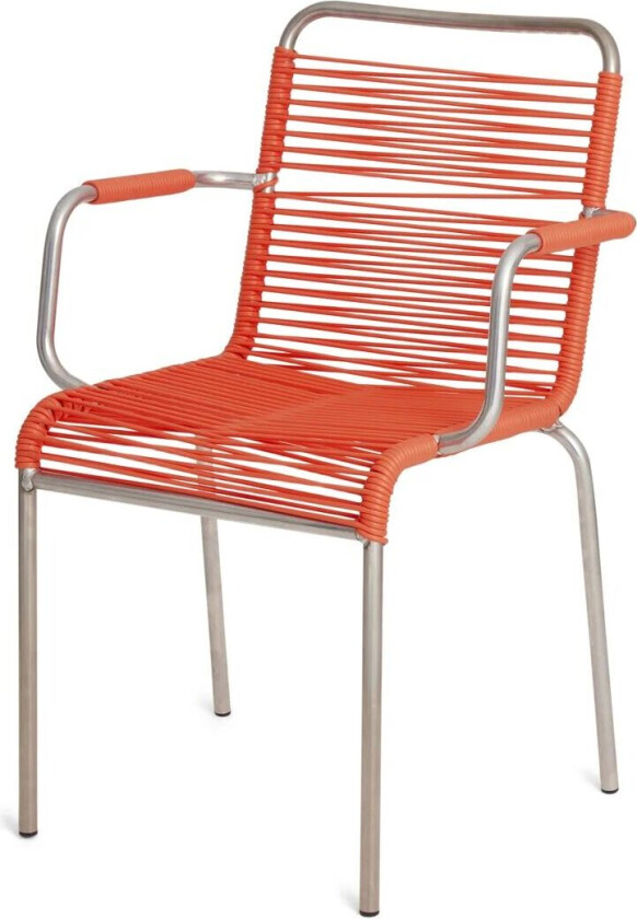 Mya karmstol aluminium Oransje