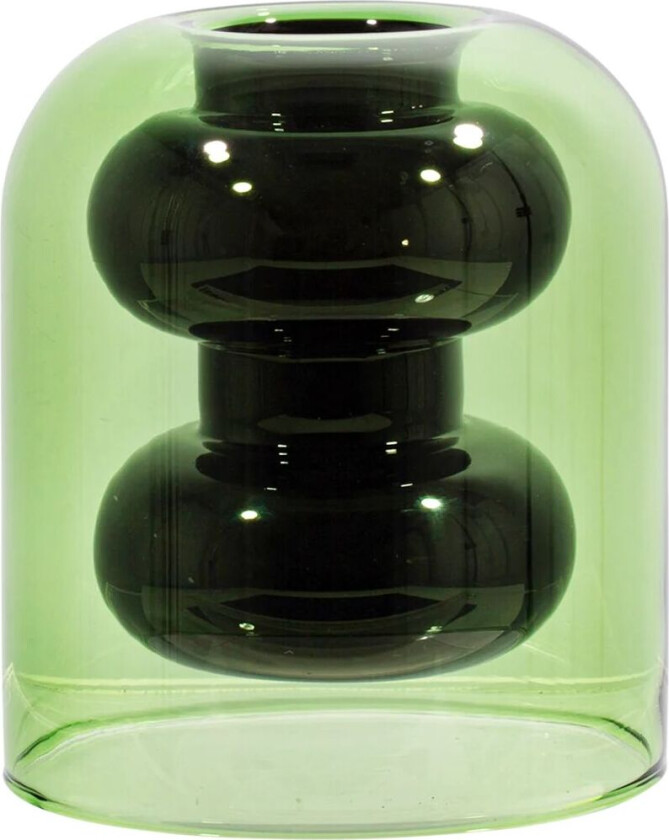 Bump Short vase Black