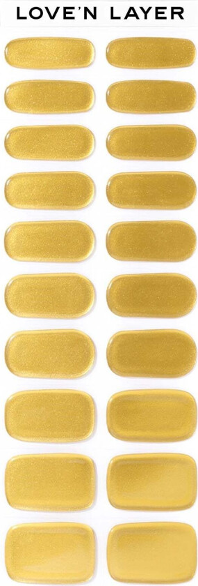 Love Note Metallic Shiny Gold