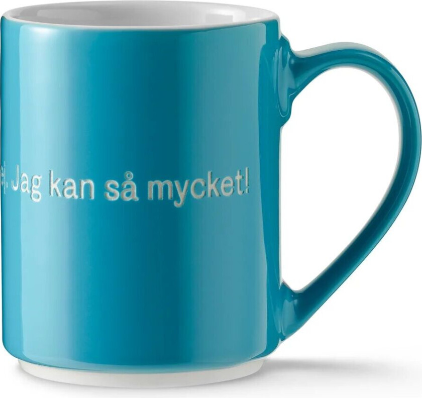 Astrid Lindgren kopp, "Det är konstigt med mig ..." Svensk tekst