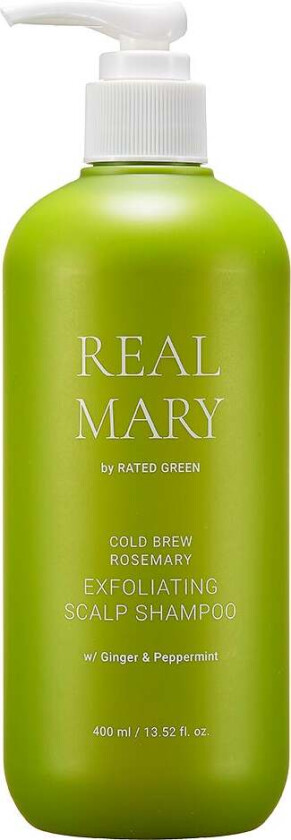 Cold Brew Rosemary Exfoliating Scalp Shampoo, 400 ml