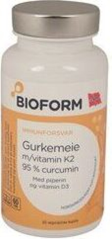 Bioform Gurkemeie m/K2 D3 120 kpsl