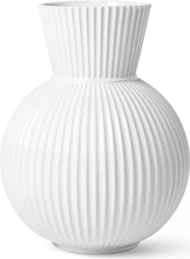 Lyngby Tura vase hvit 34 cm