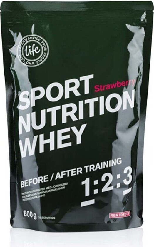 LIFE Sport Nutrition Whey Strawberry