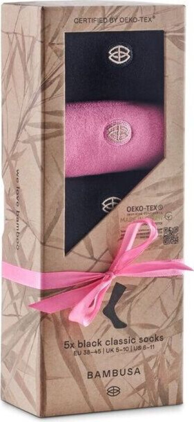 Bambusa Dressokker, Rosa Sløyfe