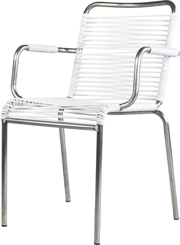 Mya karmstol aluminium White