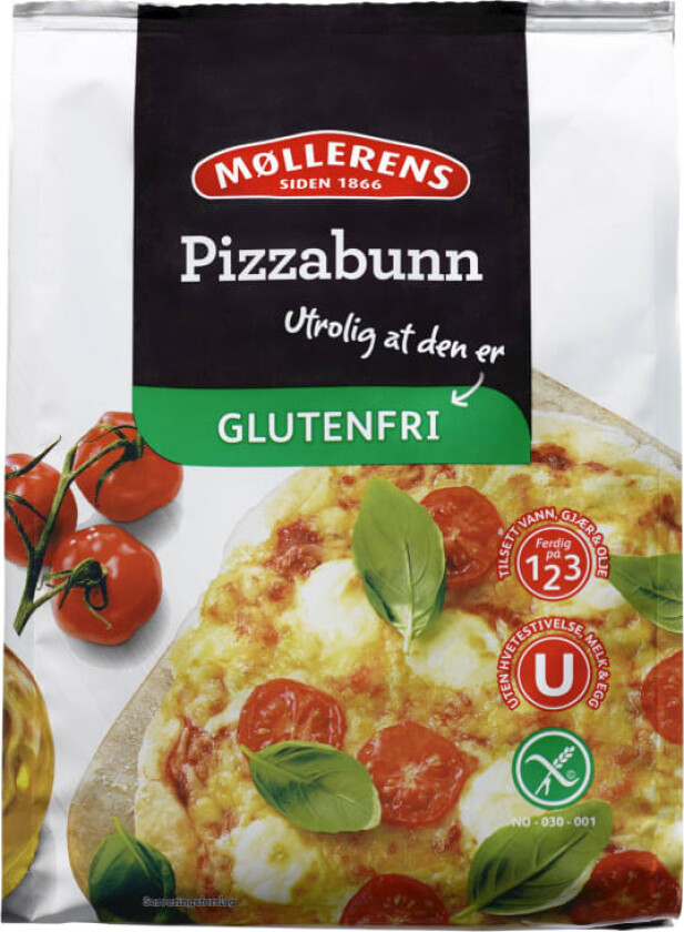 Møllerens Pizzabunn Glutenfri