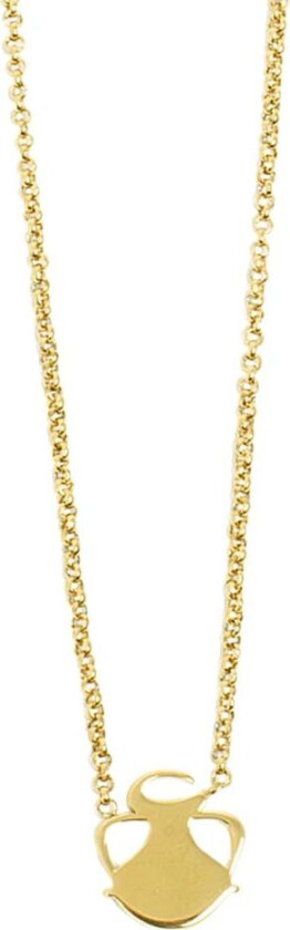 Zodiac Steel Gold Necklace, Halskjeder