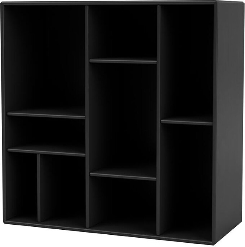 COMPILE dekorativ hylle 69,6x69,6 cm Black 05