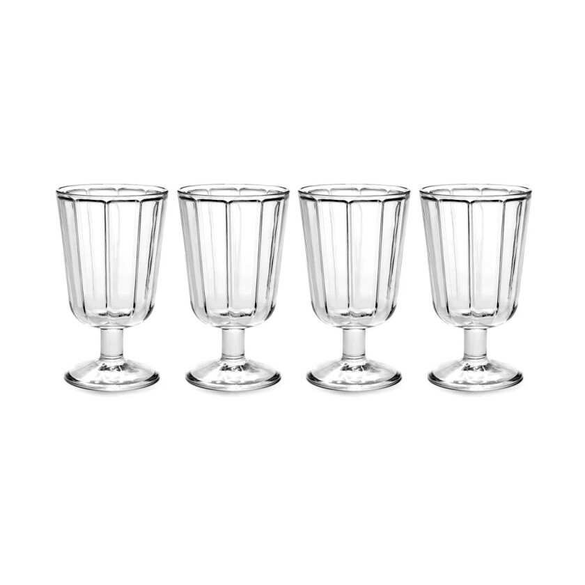 Surface rødvinsglass 23 cl 4-pakning Klar Klar