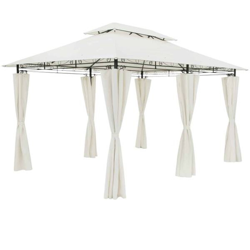 Paviljong Topas Beige 3x4m UV-beskyttelse 50+