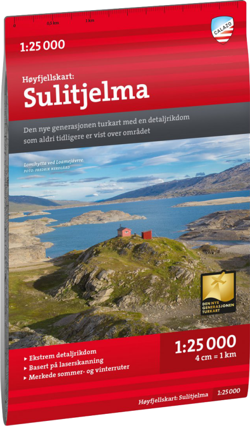 Høyfjellskart Sulitjelma
